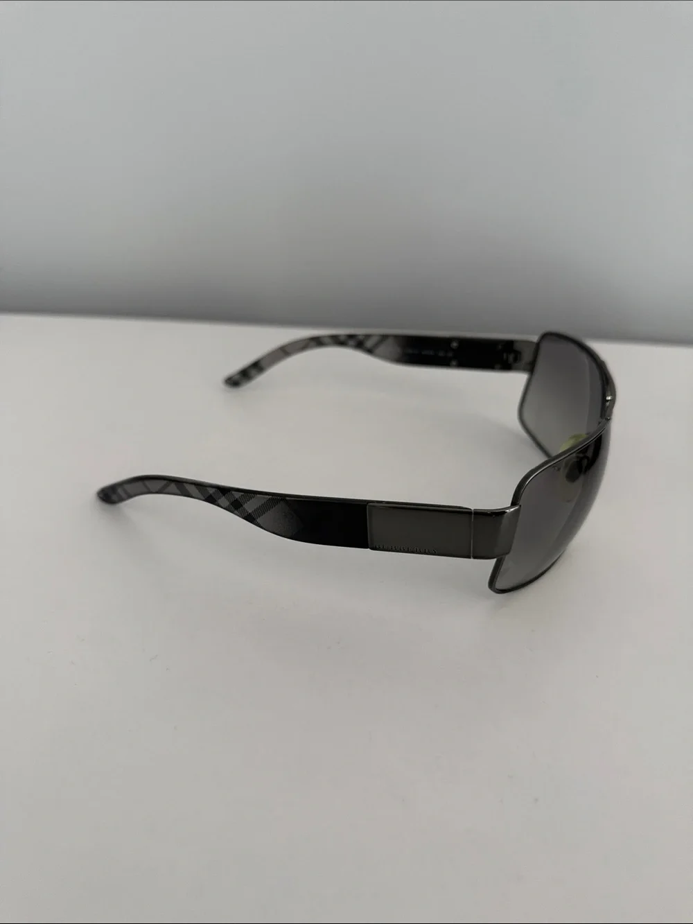 Burberry Black Aviator Sunglasses with Case